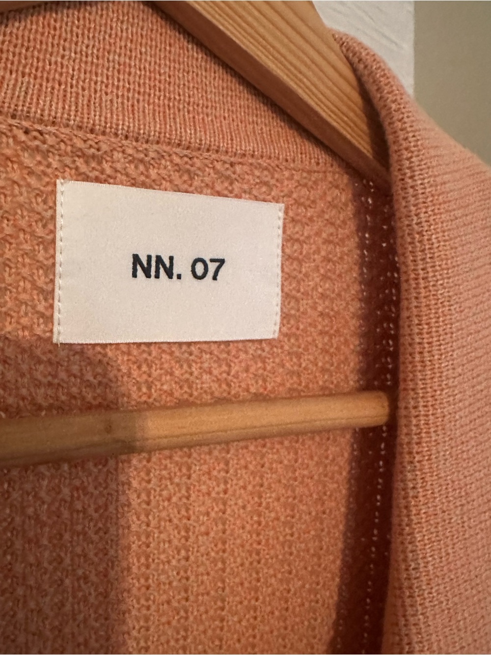 NN07 Peach Knit Sweater short sleeve